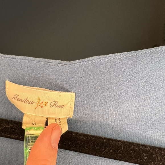 Anthropologie Meadow Rue Boat Neck Paisley Silk Shift Dress Medium - Picture 3 of 7